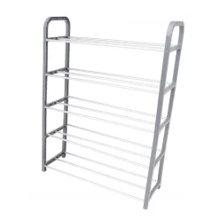 SCARPIERA IN PLASTICA 5 RIPIANI LIVELLI SALVASPAZIO 50X19X68CM PORTA SCARPE CASA