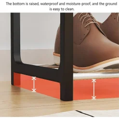 SCARPIERA ORGANIZZATORI DI SCARPE IN METALLO CALZATURE NEGOZI ASSEMBLAGGIO RAPIDO