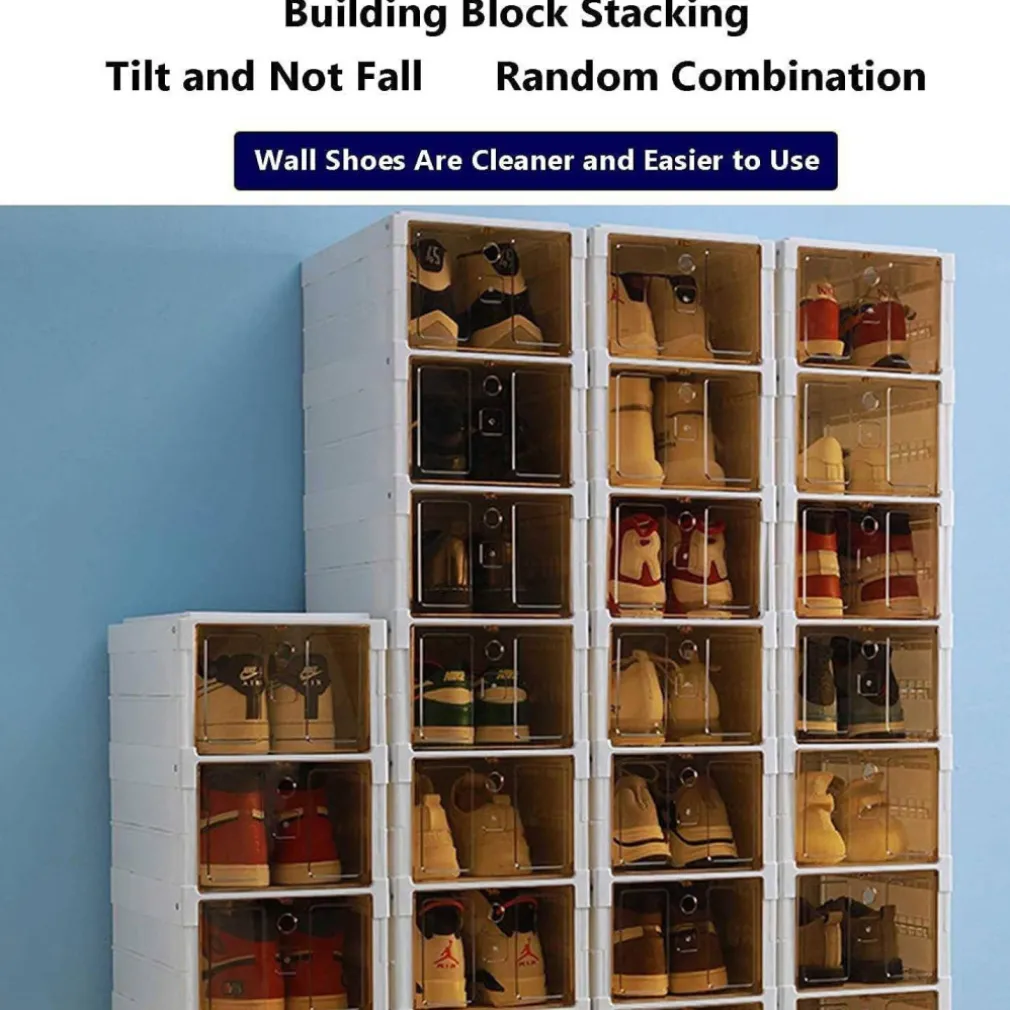 SCARPIERA PIEGHEVOLE IMPILABILE E COMNINABILE A 6 RIPIANI ANTIPOLVERE 105X34X25