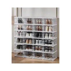 SCARPIERA PIEGHEVOLE IMPILABILE E COMNINABILE A 6 RIPIANI ANTIPOLVERE 105X34X25