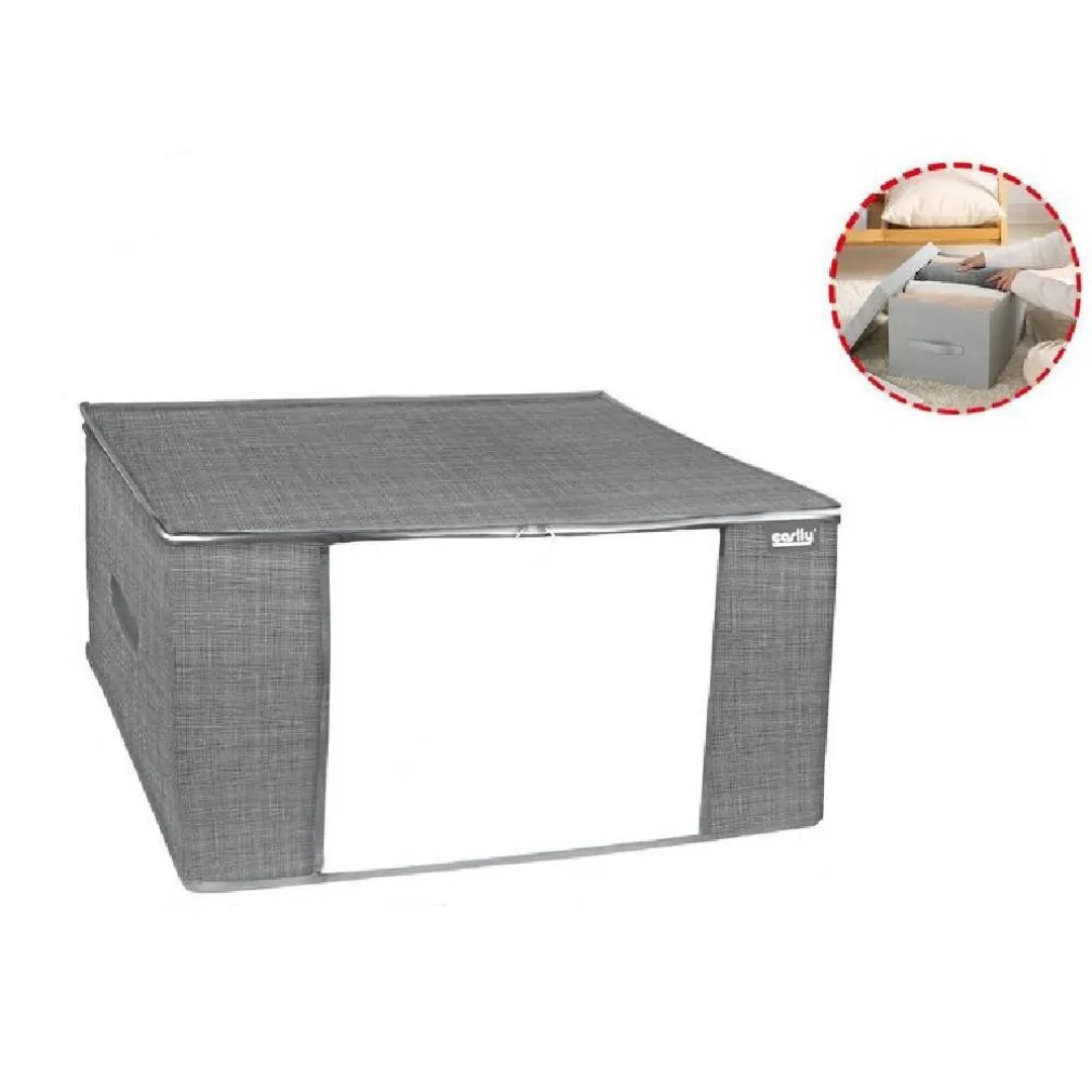 SCATOLA BOX SALVASPAZIO PORTATUTTO CONTENITORE ORGANIZER 45 X 30 X 20 CM 69709