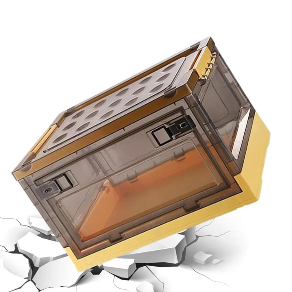 SCATOLA CONTENITORE DI STOCCAGGIO PIEGHEVOLE SALVASPAZIO CON RUOTE 40X28X24 CM