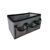 SCATOLA CONTENITORE IN TESSUTO 25x15x12CM CON 3 TASCHE PORTAOGGETTI ORGANIZER