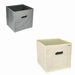 SCATOLA PORTA DOCUMENTI D'ARCHIVIAZIONE UFFICIO BOX PORTATUTTO 31X31X31CM 69688