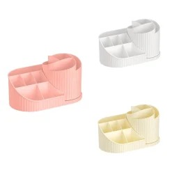 SCATOLA PORTAOGGETTI DA SCRIVANIA PORTA ROSSETTI COSMETICI CANCELLERIA PENNE PER TOLETTA