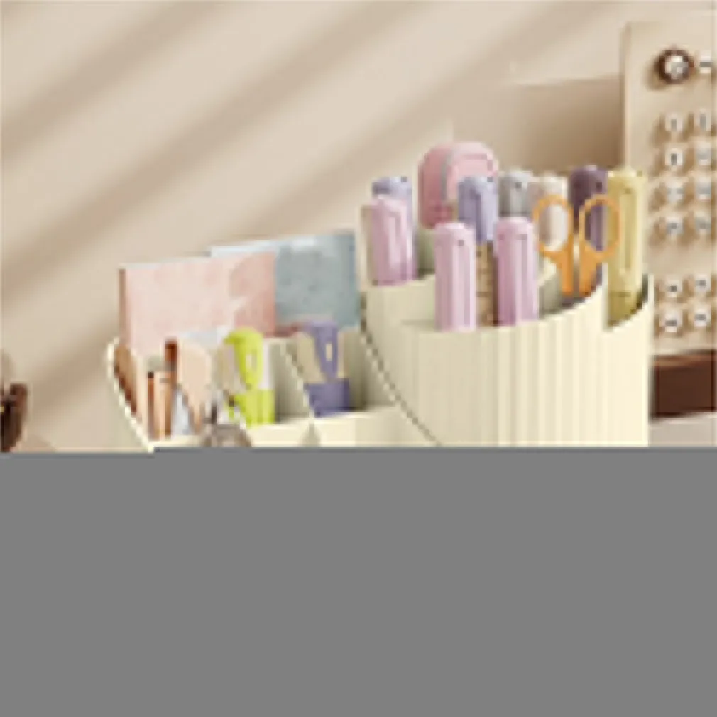 SCATOLA PORTAOGGETTI DA SCRIVANIA PORTA ROSSETTI COSMETICI CANCELLERIA PENNE PER TOLETTA