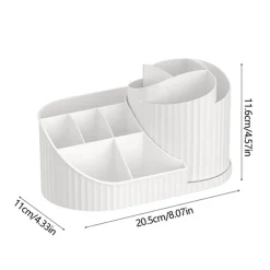 SCATOLA PORTAOGGETTI DA SCRIVANIA PORTA ROSSETTI COSMETICI CANCELLERIA PENNE PER TOLETTA