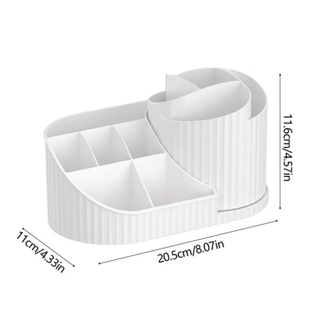 SCATOLA PORTAOGGETTI DA SCRIVANIA PORTA ROSSETTI COSMETICI CANCELLERIA PENNE PER TOLETTA