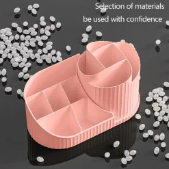 SCATOLA PORTAOGGETTI DA SCRIVANIA PORTA ROSSETTI COSMETICI CANCELLERIA PENNE PER TOLETTA