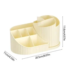 SCATOLA PORTAOGGETTI DA SCRIVANIA PORTA ROSSETTI COSMETICI CANCELLERIA PENNE PER TOLETTA