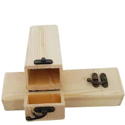 SCATOLE IN LEGNO PORTAPENNE PORTAGIOIE DECOUPAGE 18.5X3.5X5.5 COFANETTO GIOIELLI