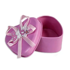 SCATOLINE PORTACONFETTI 36 PEZZI CUORE NASCITA BATTESIMO BOMBONIERA BIMBO BIMBA