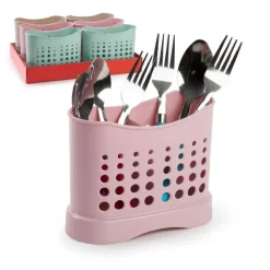 SCOLAPOSATE HOLES VINTAGE SCOLA PORTA POSATE CUCINA IN PLASTICA COLORATA 117171A