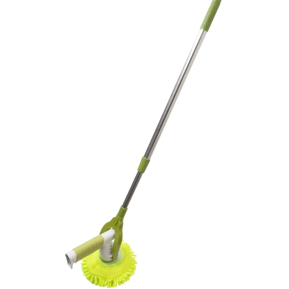 SCOPA CON TESTA ROTANTE MOP CATTURA POLVERE ALLUNGABILE K-108L AUTOSTRIZZANTE