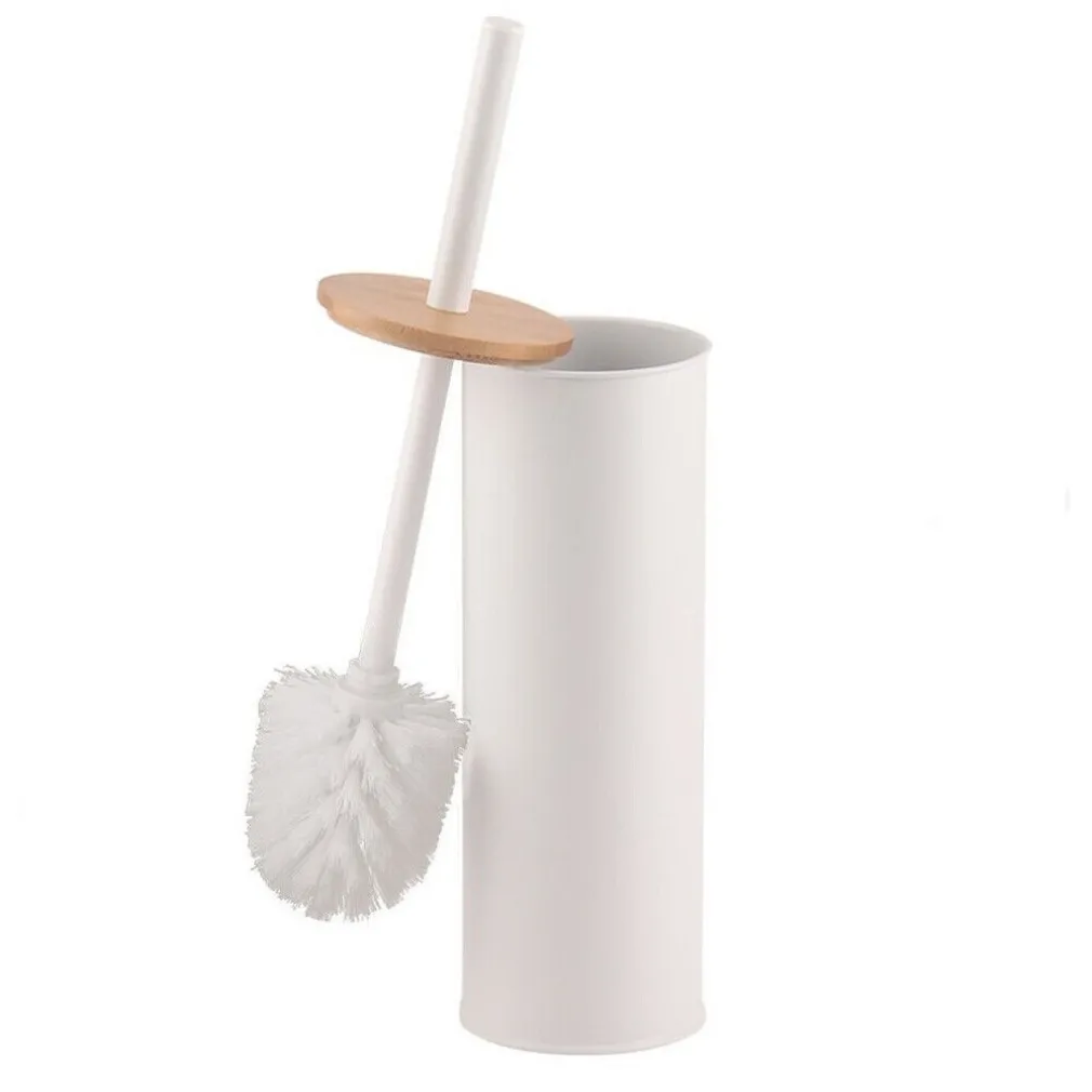 SCOPINO DA BAGNO CON PORTASCOPINO BIANCO LEGNO MODERNO DA WC SPAZZOLONE 87459