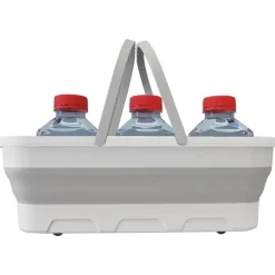 SECCHIO BACINELLA PIEGHEVOLE RICHIUDIBILE SALVASPAZIO CESTINO RETTANGOLARE 46CM