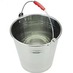 SECCHIO PATTUMIERA IN METALLO MULTIUSO MULTI FUNZIONE PITTURA PULIZIA 30CM