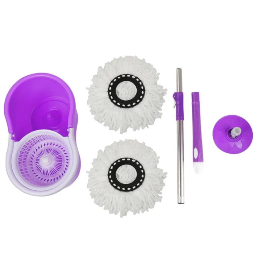 SECCHIO ROTANTE MOCIO ROTO MOP CESTELLO IN METALLO MICROFIBRA LAVA PAVIMENTI