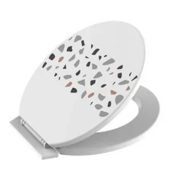 SEDILE COPRIVASO WC WATER COPRIWATER BAGNO PVC UNIVERSALE BIANCO ASTRATTO 59029