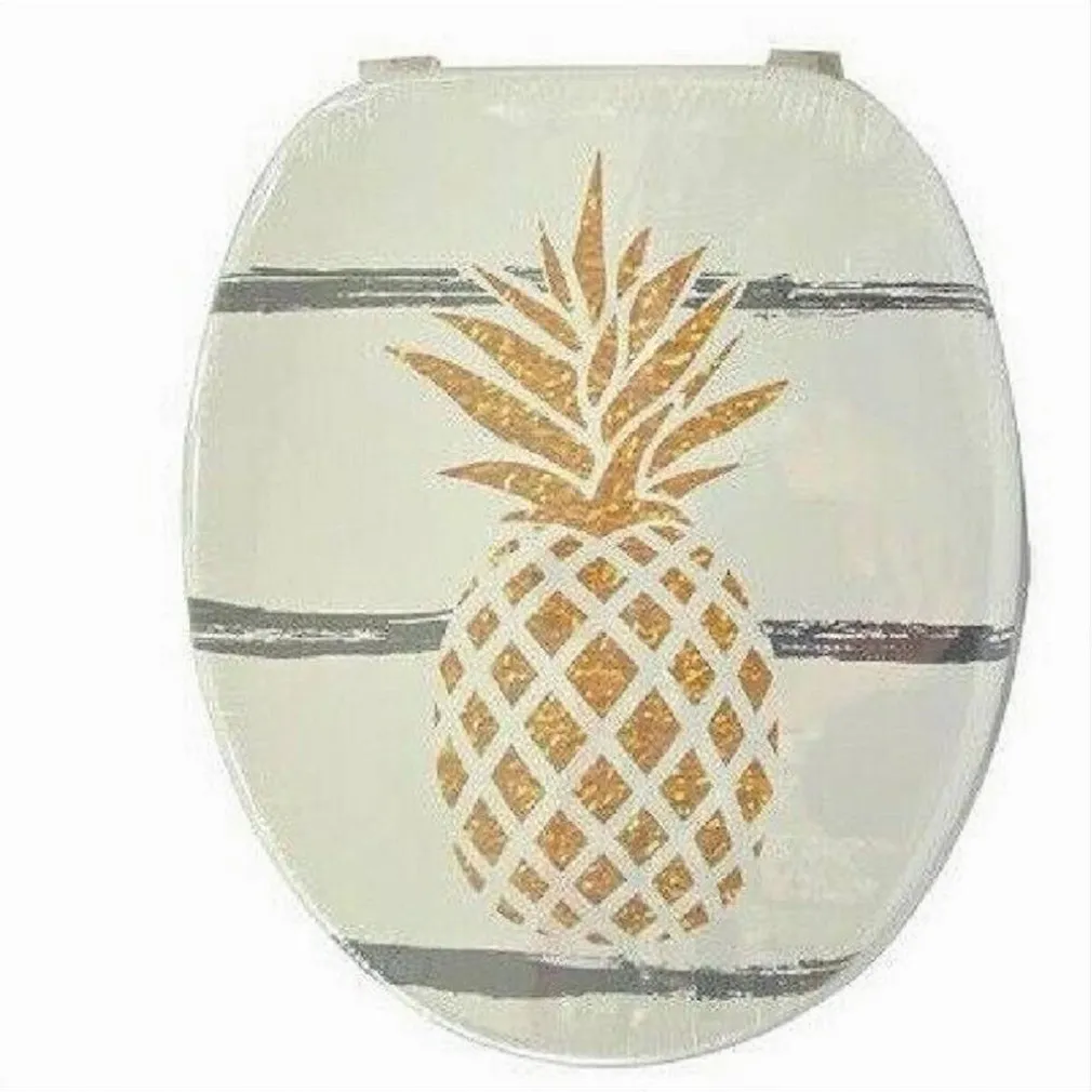 SEDILE COPRIVASO WC WATER COPRIWATER BAGNO IN PVC UNIVERSALE CON ANANAS 59026