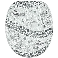 SEDILE COPRIWATER UNIVERSALE PER BAGNO COPRI WC WATER IN LEGNO MDF 18" 529594