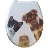 SEDILE COPRIWATER UNIVERSALE PER BAGNO COPRI WC WATER IN LEGNO CUCCIOLI