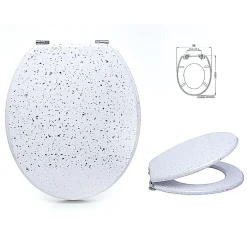 SEDILE COPRIWATER UNIVERSALE PER BAGNO COPRI WC WATER IN LEGNO 18" MOD. 52997