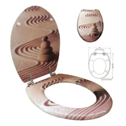 SEDILE COPRIWATER UNIVERSALE PER BAGNO COPRI WC WATER IN LEGNO MOD. 52733