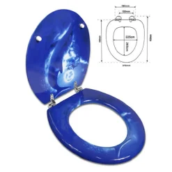 SEDILE COPRIWATER UNIVERSALE PER BAGNO COPRI WC WATER IN LEGNO DELFINO