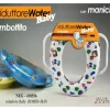 SEDILE WC MORBIDO RIDUTTORE BAMBINI BABY WATER IMBOTTITO CON MANICI