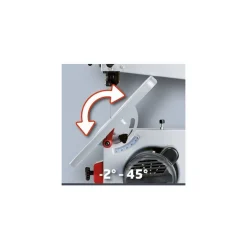 SEGA A NASTRO EINHELL TC-SB 200/1 MOTORE 250 W LAMA 1400 X 7 MM