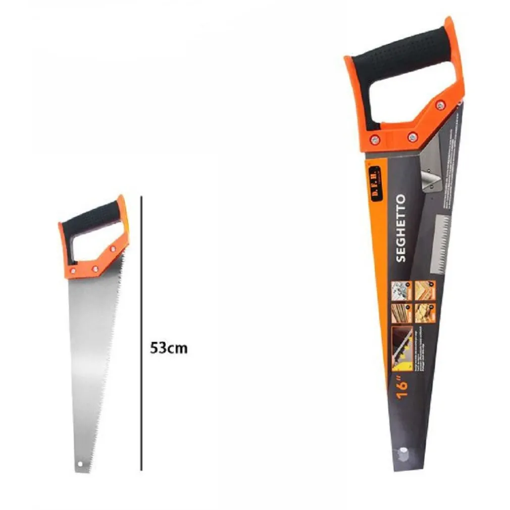 SEGHETTO SEGACCIO PER LEGNO 16” 53 CM SEGA A MANO TAGLIO LAMA IN ACCIAIO 07971