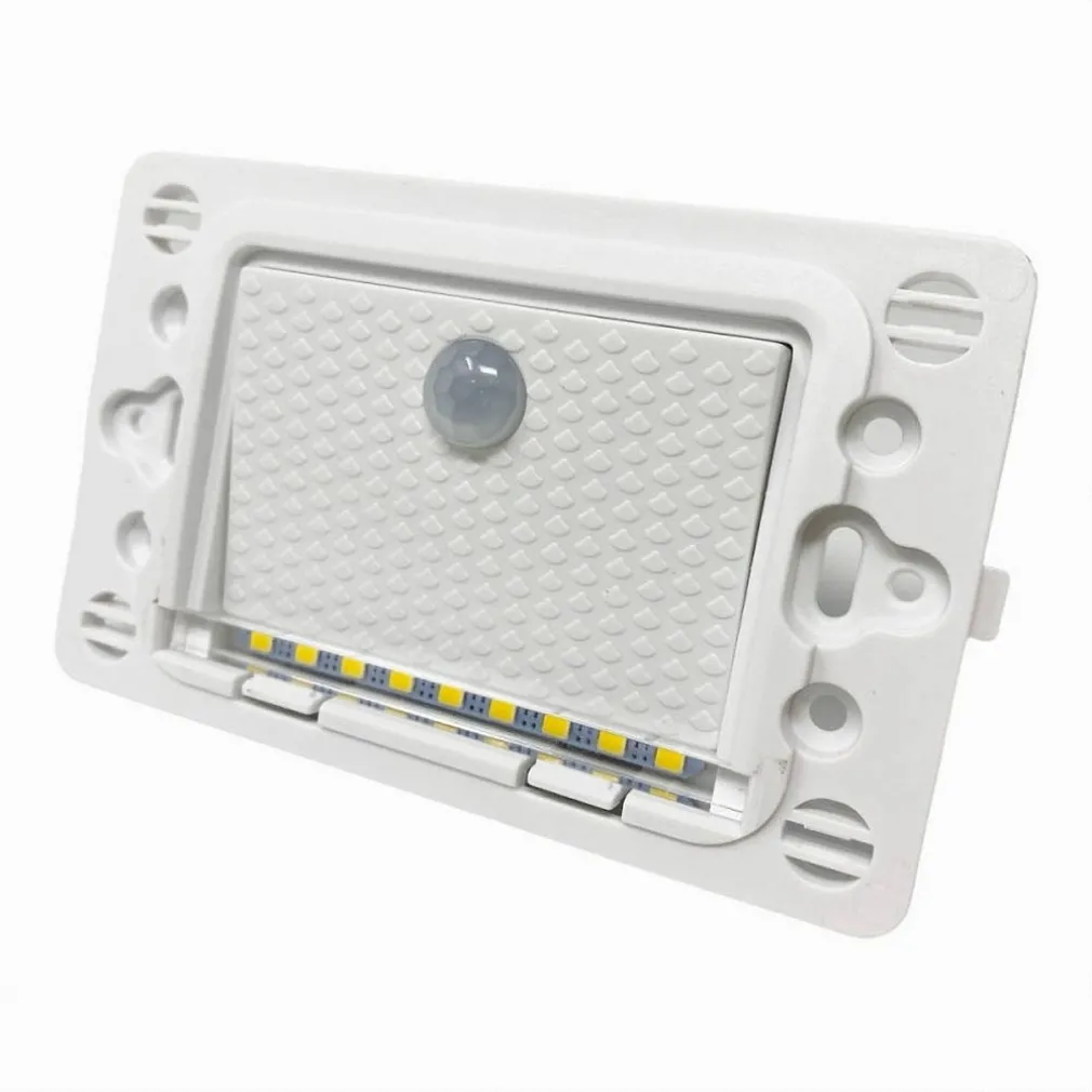 SEGNAPASSO PLACCA NERA MURO SENSORE MOVIMENTO PIR 1,3 W CASSETTA 503 XGGYD-001N