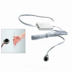 SENSORE INTERRUTTORE MOVIMENTO PER LUCI STRIP LED PULSANTE MOBILI 12/24V SEN-MA