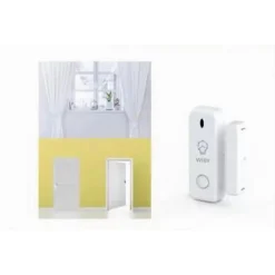 SENSORE PER PORTA FINESTRA SENZA FILI ALLARME CASA WIRELESS SMART LIFE ZX-D10