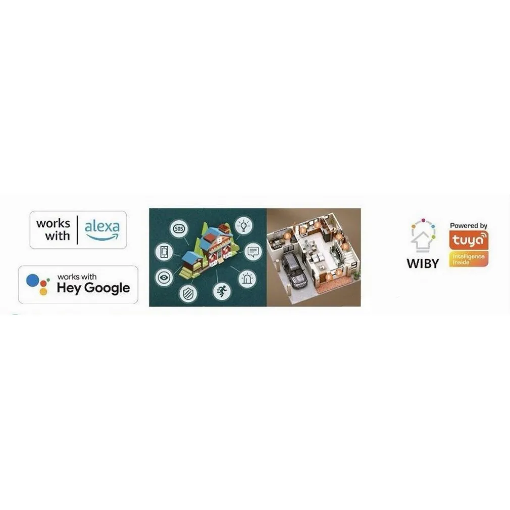 SENSORE WIRELESS WIFI PER PORTA FINESTRA CON SIRENA AUDIO ALEXA GOOGLE HOME ZX-D41