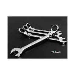 SERIE SET KIT 7 CHIAVI SNODO A CRICCHETTO FLESSIBILI IN VALIGETTA TRASPORTO