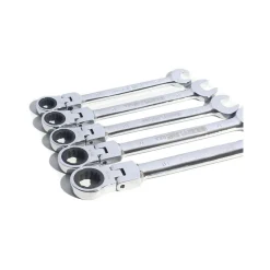 SERIE SET KIT 7 CHIAVI SNODO A CRICCHETTO FLESSIBILI IN VALIGETTA TRASPORTO