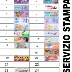 SERVIZIO STAMPA 100 BIGLIETTINI PER BOMBONIERE PRETAGLIATI PER OGNI RICORRENZA