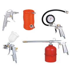 SET 5 ACCESSORI PER COMPRESSORE ARIA COMPRESSA PROFESSIONALE DA LAVORO EINHELL