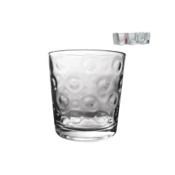 SET 6 BICCHIERI TRASPARENTI DA TAVOLA RISTORANTE BAR PER ACQUA O BIBITE 250CC