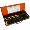 SET 35 BUSSOLE BOCCOLE 1/2" ESAGONALI A IMPATTO PISTOLA AVVITATORE DA 8 A 32MM