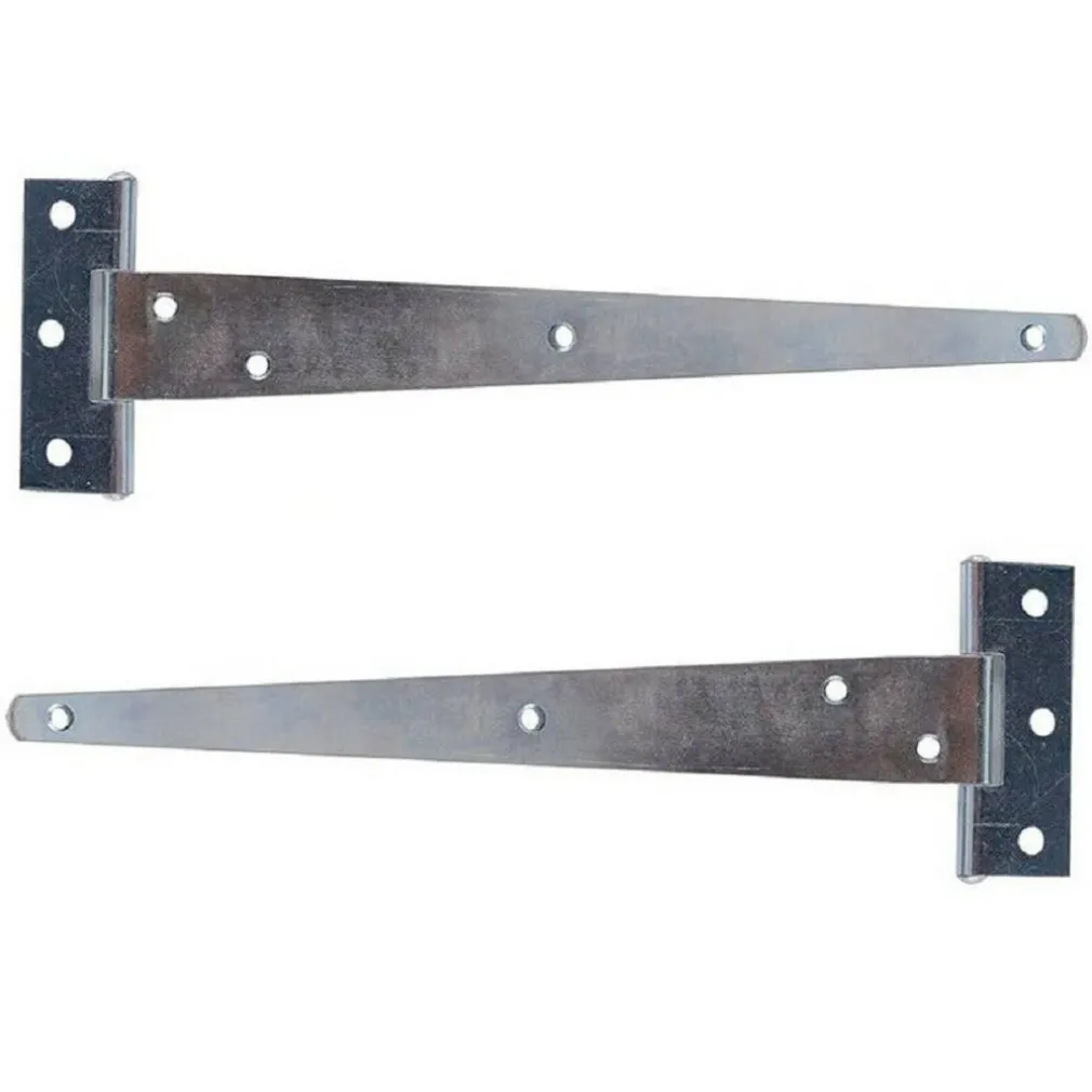 SET 2 CERNIERE A T CERNIERA A CROCE IN ACCIAIO PER PORTA FINESTRA 250 MM