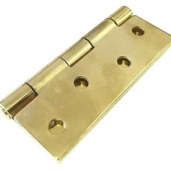 SET 4 CERNIERE 100MM LIBRO DORATO KIT VITI APERTURA PER ANTE PENSILI MOBILI CUCINA