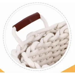 SET 3 CESTINI INTRECCIATI IN CORDA CESTO PORTAOGGETTI ORGANIZZA DECORA CASA 10634