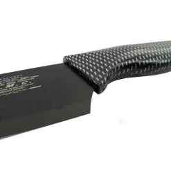 SET 5 COLTELLI DA CUCINA IN ACCIAIO EFFETTO CARBONIO PIU PELAPATATE