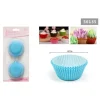 SET 2 CONFEZIONI DA 50 PIROTTINI CARTA 10CM CELESTI CUPCAKE TORTINE MUFFIN 56135