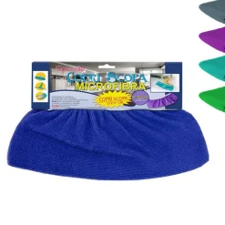 SET 2 COPRISCOPA IN MICROFIBRA PULIZIA CATTURA POLVERE PAVIMENTI SUPERFICI 31X11