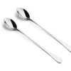SET 2 CUCCHIAIO CUCCHIAI CUCCHIAINO CON PALETTA LUNGO 20 CM PER GELATO COCKTAIL