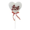 SET 2 CUORI POLISTIROLO STAND 69086 SCRITTE SAN VALENTINO MODELLI ASSORTITI 10CM